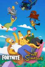 Cover Fortnite x The Simpsons, Poster Fortnite x The Simpsons